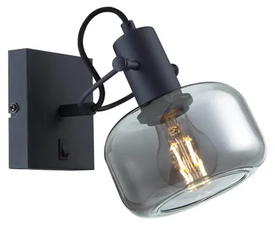 Productafbeelding van Wandlamp Glaslic smoke glas