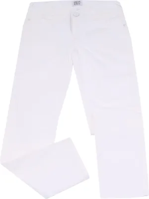 Obrázek produktu pro 4027S classic ARMANI JUNIOR bílé bavlněné kalhoty dětské