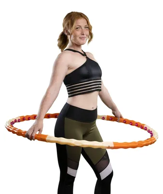 Produktbild von HOOPOMANIA Magnetic Hoop [1,2 kg] Massage Hula Hoop Reifen für Fortgeschrittene Hooper