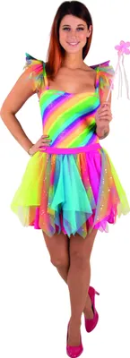 Produktbild von Kleid Regenbogen Fee, Groesse:40