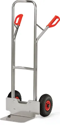 Produktbild von Fetra Alukarre mit Polyurethanbereifung Höhe 1300 mm Schaufel 300x480 mm
