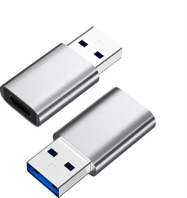 Obrázok produktu pre INF Adaptér USB 3.0 na typ C, hliník, 2 kusy, na prenos dát a zvuku