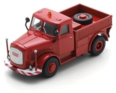 Produktbild von Spark/Schuco 1:87 Kaelbe K632 Schwerlast-SZM rot