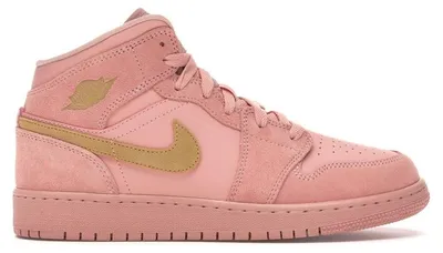 Image de Jordan 1 Mid Coral Gold (taille enfant) - Pointure EU 40