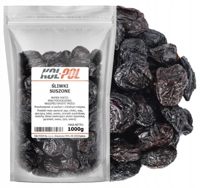 Zdjęcie produktu dla ŚLIWKI SUSZONE 1kg Bez pestek Śliwka suszona wysoka jakość Kol-Pol
