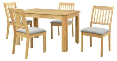 Obrázek produktu pro Kondela Jídelní set Tedro 1+4 - přírodní