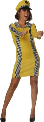 Obrázok produktu pre Elegantné všetko v jednom: jednodielne šaty pre taxikárov a čiapka vo veľkosti M pre trendy jazdu!
