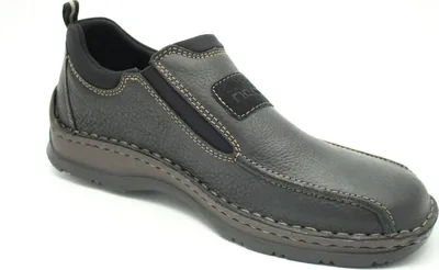 Obrázok produktu pre Rieker pánske slip-on topánky čierne veľkosť 46