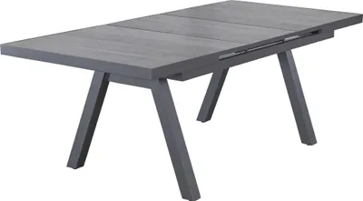 Produktbild von LC Garden Gartentisch 160/210x100cm Aluminium Stativ-Gestell Ausziehtisch mit Synchronauszug