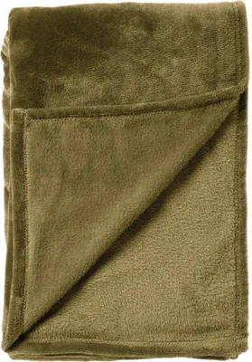 Produktbild von Dutch Decor Wohndecke Flanell-Fleece Charlie 200x220 cm Grün