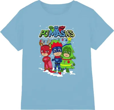 Obrázek produktu pro PJ Masks - Dětské tričko - Vánoční design TV5021 (152-158) (modrá)