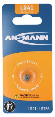 Immagine prodotto di Batteria alcalina a bottone Ansmann LR41, LR736, AG3, 1,5 Volt