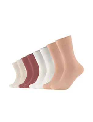 Produktbild von s.Oliver Socken Essentials Basic 8er Pack pink sand 35-38