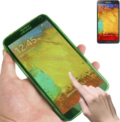 Produktbild von Handyhülle Flip Quer für Handy Samsung Galaxy Note 3 Grün