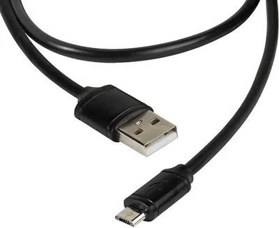 Produktbild von ViVanco™Micro USB 2.0, 2 m, USB A, Micro-USB B, USB 2.0, Männlich/Männlich, Schwarz