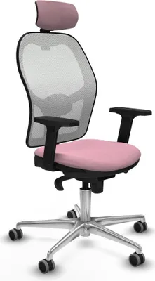 Produktbild von Bürostuhl mit Kopfstütze Piqueras y Crespo 2D086G2 Rosa