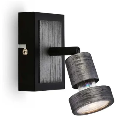 Productafbeelding van Briloner LED Wandleuchte Rugi Antik Silber 4,9W GU10 460lm Warmweiß 3000K schwenkbar