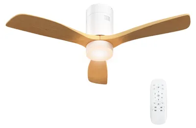 Immagine prodotto di Ventilatore da soffitto HOMCOM con luce e telecomando per la camera da letto