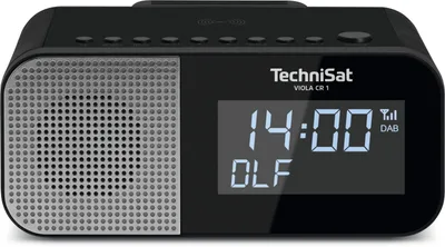 Produktbild von TechniSat VIOLA CR 1 | DAB+ und UKW Radiowecker mit Wireless Charging | schwarz