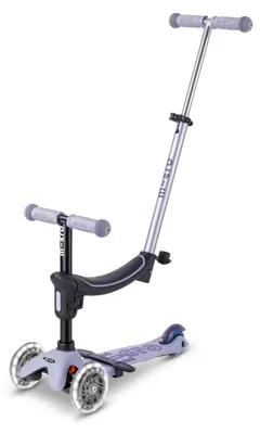 Immagine prodotto di Micro Mobility Micro Mini2Grow Deluxe LED 2.0, bambini, monopattino a tre ruote, maschietti/bambine, asfalto, 50 kg, 3 ruote