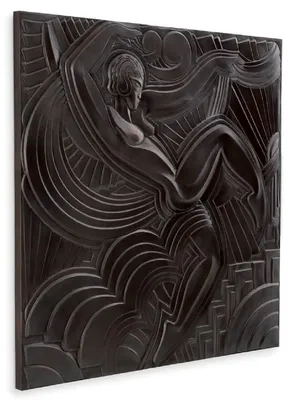 Produktbild von Casa Padrino Luxus Wandrelief Bronze 131 x 4,5 x H. 131 cm - Quadratisches Wandbild - Wohnzimmer Deko - Hotel Deko - Wanddeko - Deko Accessoires - Luxus Möbel - Luxus Qualität