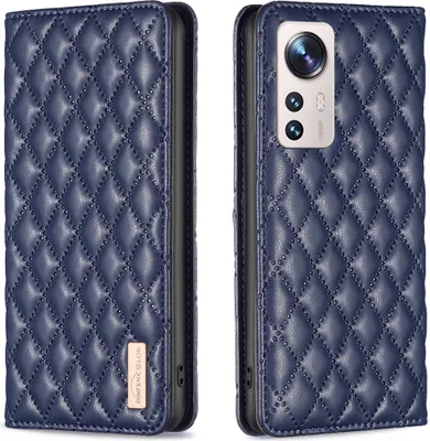 Produktbild von Xiaomi 12 Lite Hülle, Elegant Bookstyle Flip Leder Kartenfächer Schutzhülle mit Ständer für Xiaomi 12 Lite Blau
