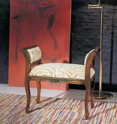 Produktbild von Luxus Sitzbank Sitzmöbel Klassische Designer Bank Hocker Polsterbank