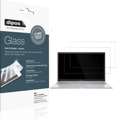 Image de 2x Protection ecrán pour ASUS 17.3 Zoll i1355U Verre souple Film Protecteur 9H dipos
