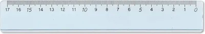 Image de ARDA 28917MAN règle Règle de bureau 170 mm Bleu clair 1 pièce(s)