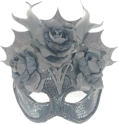 Produktbild von shoperama Gothic Halbmaske Krone Geweih Rosen Fantasy Dunkle Königin14