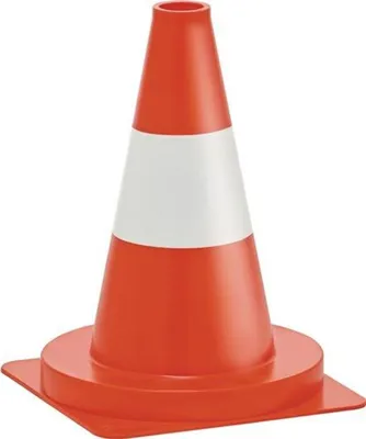 Image de Cône de signalisation H.305 mm empilable 0,4 kg 23x23 cm - 400.000013.00.00