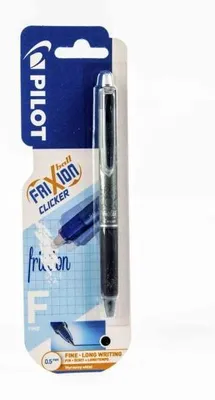Image de Stylo à bille Frixion Clicker Pilot 0,5 mm noir, en blister