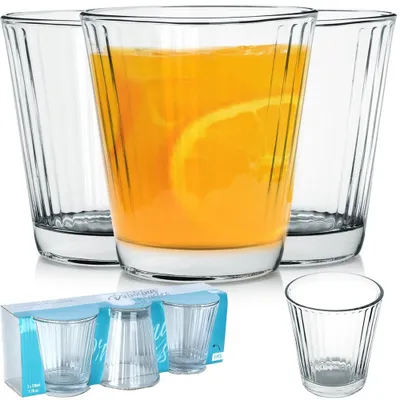 Obrázek produktu pro Sada sklenic na pití Sklenice na vodu Sklenice na džus 220 ml 3 ks.