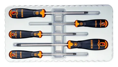 Obrázok produktu pre Bahco B219.025 Súprava skrutkovačov Veľkosť (skrutkovač) T 10, T 15, T 20, T 25, T 30 (B219.025)