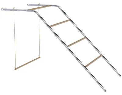 Produktbild von Hühner Spielgerüst aus Holz, Hühnerstangen, 4-6 Hühner, Silber