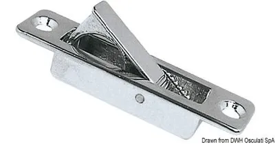 Zdjęcie produktu dla Uchwyt do zlicowania z podłogą 83x21 mm z kołkami Osculati 38.510.34