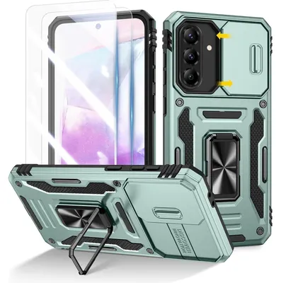 Obrázok produktu pre Ochranné puzdro s ochranou displeja a fotoaparátu pre Samsung Galaxy A56/A36, zelené