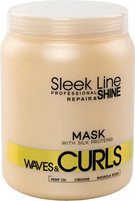 Obrázok produktu pre STAPIZ SLEEK LINE WAVES&CURLS Maska na kučeravé a vlnité vlasy 1000ml