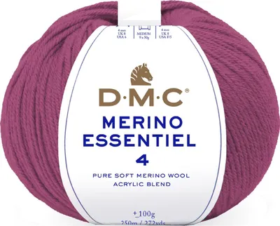 Produktbild von DMC Merino Essentiel-4 – hochwertiges Aran-Garn aus 50 % Wolle & 50 %.Polyacryl, 8149, (Farbe 889)