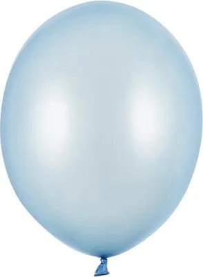 Produktbild von Strong Balloons 30cm, Metallic Baby Blue (1 Packung / 10 Stück)