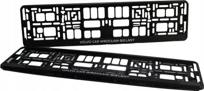 Zdjęcie produktu dla Ramka uchwytu tablicy rejestracyjnej VOLVO kpl