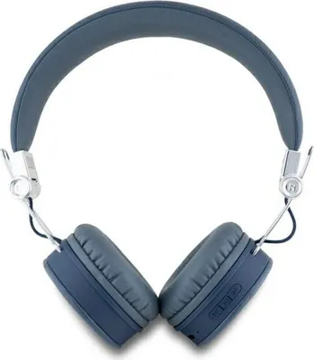 Produktbild von Guess Słuchawki Nauszne Bluetooth Enc Gubh70Pgtspsb Niebieski/Blau Genarbt Klassische Runde Form