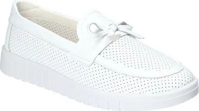 Produktbild von AMERICAN CLUB RL157 Damen Ledermokassins, Naturleder, Ledereinsatz, luftig, Slip-on, Weiß 38