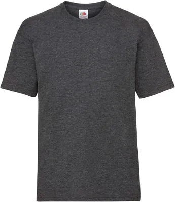 Produktbild von Kinder-T-Shirt, Kurzarm - FOL VALUEWEIGHT T/K - d.h.grey -Größe 9/11