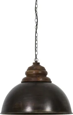 Productafbeelding van Landelijke hanglamp Leia Ø 52cm zwart