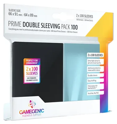 Produktbild von Gamegenic - Prime Double Sleeving Pack 100