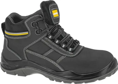 Produktbild von Nubuk-Schuhe Schwarz Und Gelb, S3 Src, "42", Ce, Lahti
