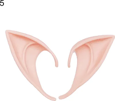 Produktbild von 1 Paar Cosplay Kostüm Elfenohren Geheimnisvolle kreative Emulsion Latex Engelsohren Halloween Dekoration-5