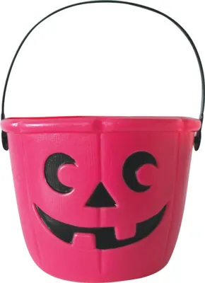 Image de Seau à bonbons pour Halloween rose - taille unique