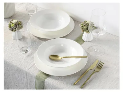 Produktbild von Creatable Tafelservice Fleur Royal weiß 12-teilig